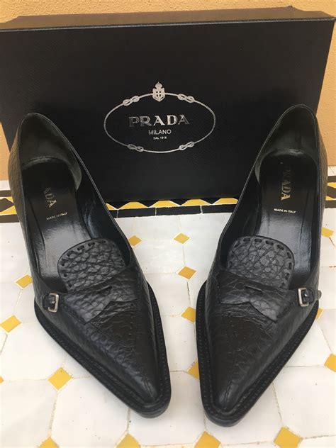 prada womens shoes ebay|Prada leather shoes.